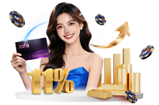xe8 VIP Rebate Up To 11%